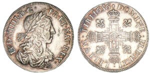Louis XIV - Lis d'argent 1656 A (Paris)
