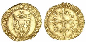 François 1er - Demi-écu d'or au soleil 5ème type (Bayonne) François 1er - Demi-écu d'or au soleil 5ème type (Bayonne)