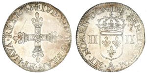 Louis XIII - Quart d'écu 1641 A (Paris) Louis XIII - Quart d'écu 1641 A (Paris)