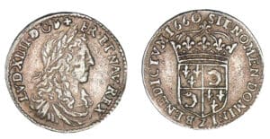 Louis XIV - Douzième d'écu au buste juvénile du Dauphiné 1660 Z (Grenoble)
