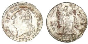 15 sols type FRANCOIS 1791 I (Limoges)
