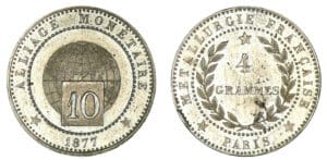10 centimes - Essai monétaire en nickel 1877