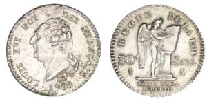 30 sols type FRANCOIS 1791 A (Paris)