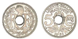 5 centimes Lindauer - petit module 1920 - Essai