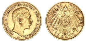 Allemagne - Prussie - Wilhem II - 10 mark 1901 Allemagne - Prussie - Wilhem II - 10 mark 1901