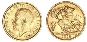 Australie - George V - Demi-souverain 1912 S (Sydney) Australie - George V - Demi-souverain 1912 S (Sydney)