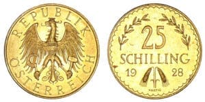 Autriche - 25 shilling 1928 Autriche - 25 shilling 1928