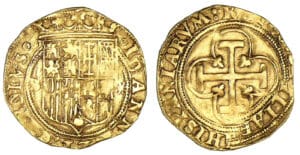 Espagne - Jeanne et Charles - Escudo (1535) (Séville) Espagne - Jeanne et Charles - Escudo (1535) (Séville)