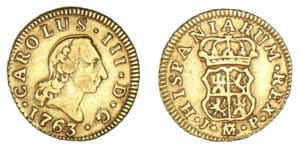 Espagne - Charles III - 1/2 ecudo 1763 M PJ (Madrid) Espagne - Charles III - 1/2 ecudo 1763 M PJ (Madrid)