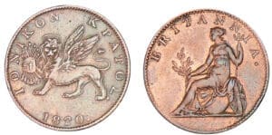 Grèce - Iles Ioniennes - 2 lepta 1820 Grèce - Iles Ioniennes - 2 lepta 1820