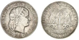 Haïti - 1 gourde 1881 Haïti - 1 gourde 1881