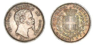 Italie - Victor Emmanuel II - 50 centesimi 1860 (Florance) Italie - Victor Emmanuel II - 50 centesimi 1860 (Florance)