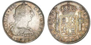 Espagne - Charles III - 8 reales 1777 FF (Mexico) Espagne - Charles III - 8 reales 1777 FF (Mexico)