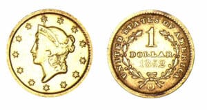 Etats-Unis - 1 dollar 1852 O Etats-Unis - 1 dollar 1852 O
