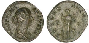 Faustine Jeune - Sesterce (161/175, Rome) La Fécondité Faustine Jeune - Sesterce (161/175, Rome) La Fécondité
