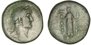 Hadrien - Sesterce (123, Rome) Hadrien - Sesterce (123, Rome)