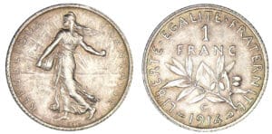 1 franc Semeuse 1914 C