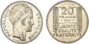 20 francs Turin 1936