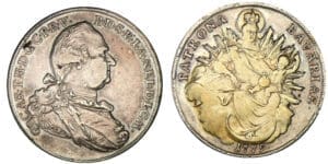 Allemagne - Bavière - Charles Théodore - Thaler 1779 Allemagne - Bavière - Charles Théodore - Thaler 1779