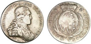 Allemagne - Saxe - Friedrich August II - Thaler 1794 Allemagne - Saxe - Friedrich August II - Thaler 1794