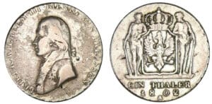 Allemagne - Prusse - Frédéric Guillaume III - Thaler 1802 A (Berlin) Allemagne - Prusse - Frédéric Guillaume III - Thaler 1802 A (Berlin)