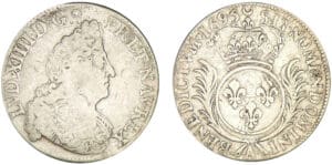 Louis XIV - Demi-écu aux palmes 1695 A (Paris)
