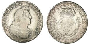 Louis XIV - Ecu aux palmes 1694 L (Bayonne)