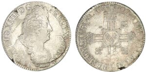 Louis XIV - Ecu aux 8 L 2ème type ---- P (Dijon) Louis XIV - Ecu aux 8 L 2ème type ---- P (Dijon)