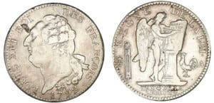 Ecu de 6 livres type FRANCOIS 1792 A (Paris)