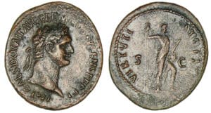 Domitien - As (92-93, Rome) La Valeur Domitien - As (92-93, Rome) La Valeur