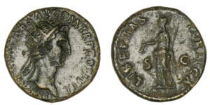 Nerva - Dupondius (97, Rome) La Liberté Nerva - Dupondius (97, Rome) La Liberté