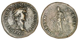 Nerva - Sesterce (97, Rome) La Fortune Nerva - Sesterce (97, Rome) La Fortune