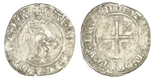 Charles VIII - Karolus ou dizain (Rouen) Charles VIII - Karolus ou dizain (Rouen)