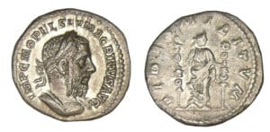 Macrin - Denier (217/218, Rome) La Fidélité Macrin - Denier (217/218, Rome) La Fidélité