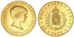 Brésil - Pierre II - 6400 reis 1833 R (Rio de Janeiro)