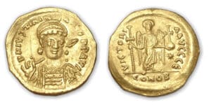 Justinien 1er - Solidus (527-563, Constantinople)