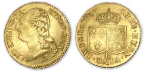 Louis XVI - Louis d'or faux d'époque 1787 R (Orléans)