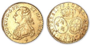 Louis XVI - Louis d'or au buste habillé 1775 A (Paris).