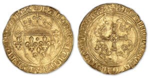 Charles VII - Ecu d'or à la couronne (Paris)