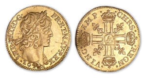 Louis XIII - Demi-louis d'or 1640 A (Paris) Louis XIII - Demi-louis d'or 1640 A (Paris)