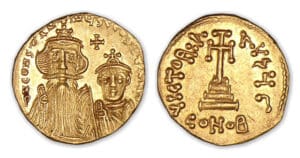 Constans II - Solidus (641-668) Constantinople