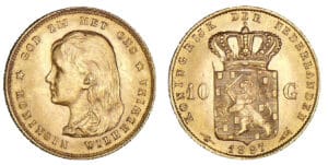 Pays-Bas - Wilhelmina I - 10 gulden 1897 Pays-Bas - Wilhelmina I - 10 gulden 1897