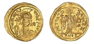 Maurice Tibère - Solidus réduit de 23 siliques (582-602, Constantinople)