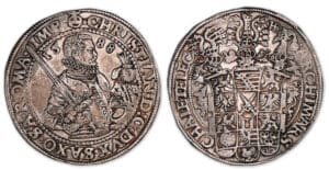 Allemagne - Saxe - Christian 1er - thaler 1588 (Dresden)