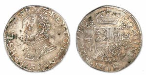 Flandres - Philippe II - Demi-écu 1586 (Tournai)