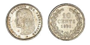 Pays-Bas - Wilhelmina I - 10 cents 1895 Pays-Bas - Wilhelmina I - 10 cents 1895