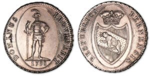 Suisse - Canton de Berne - Thaler 1798.