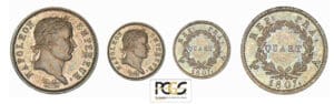 1/4 franc Napoléon revers République 1807 A (Paris) 1/4 franc Napoléon revers République 1807 A (Paris)