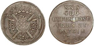 Siège de Lille - 20 sols Boufflers 1708