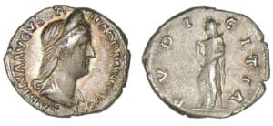 Sabine - Denier (131, Rome) La Pudeur